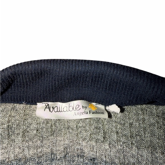 Available by Angela Fashion Striped Large Sweater Dress, Fall Colors, 70’s Style - Picture 4 of 5